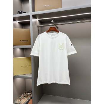 몽클레어 마스크 로고 반팔 티셔츠