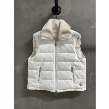 몽클레어 밍크 칼라 베스트