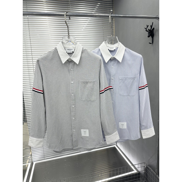 TB 컬러 블록셔츠