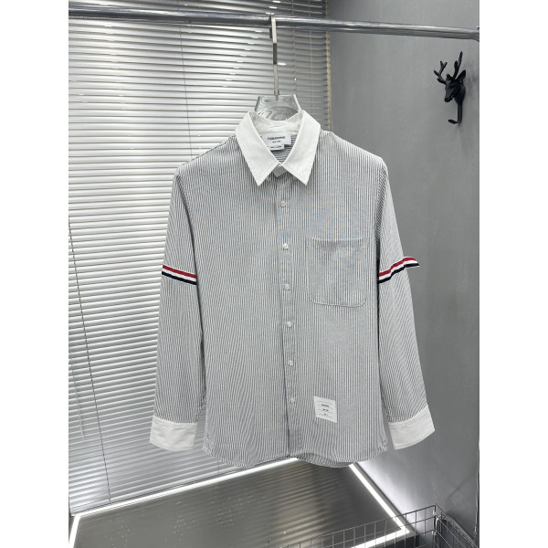 TB 컬러 블록셔츠