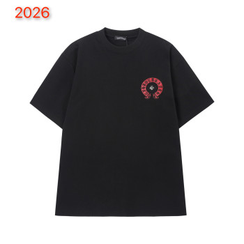 크롬하츠 아메리카 워시 패치 반팔 티셔츠