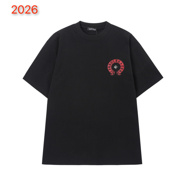 크롬하츠 아메리카 워시 패치 반팔 티셔츠