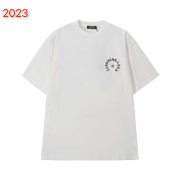 크롬하츠 아메리카 워시 패치 반팔 티셔츠