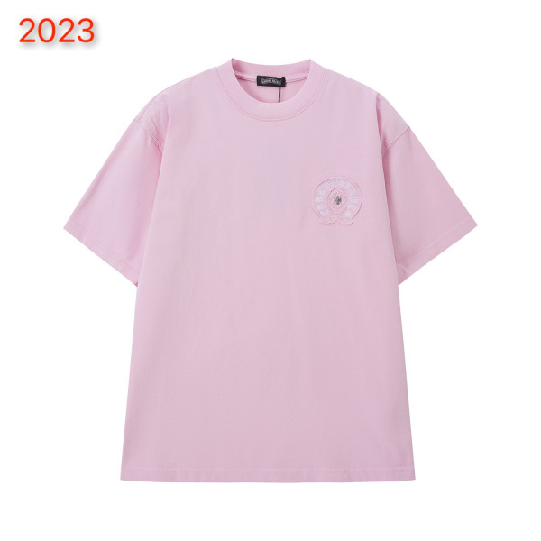 크롬하츠 아메리카 워시 패치 반팔 티셔츠