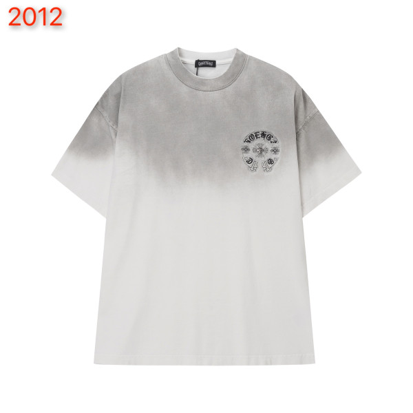 크롬하츠 아메리카 워시 패치 반팔 티셔츠