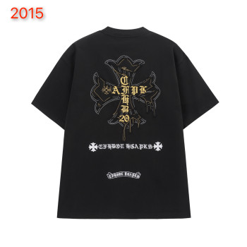 크롬하츠 아메리카 워시 패치 반팔 티셔츠