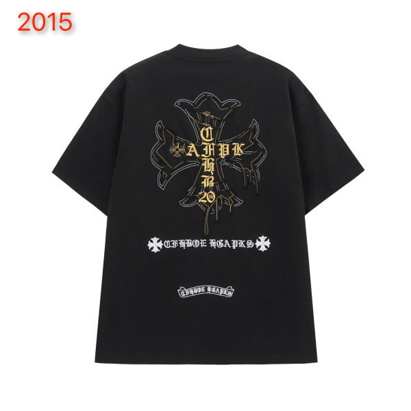 크롬하츠 아메리카 워시 패치 반팔 티셔츠