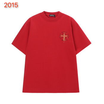 크롬하츠 아메리카 워시 패치 반팔 티셔츠