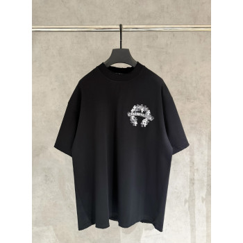 크롬하즈 로고 반팔 티셔츠