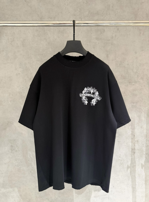 크롬하즈 로고 반팔 티셔츠