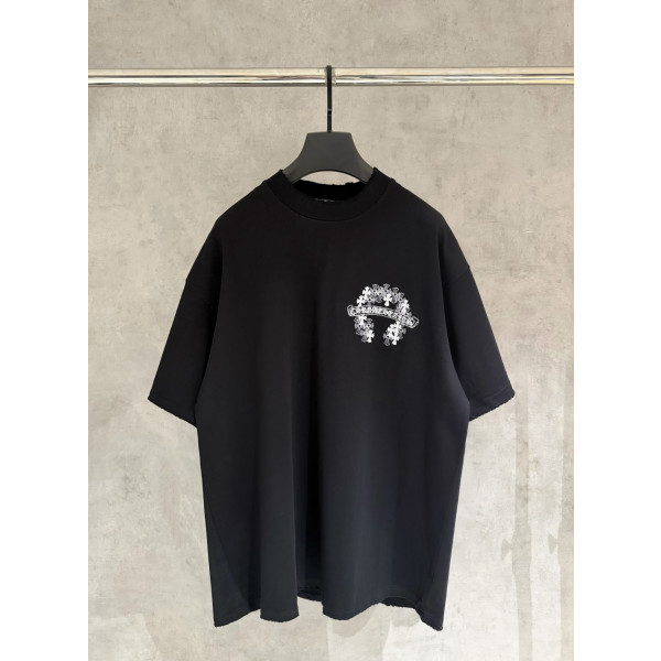 크롬하즈 로고 반팔 티셔츠