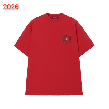 크롬하츠 아메리카 워시 패치 반팔 티셔츠