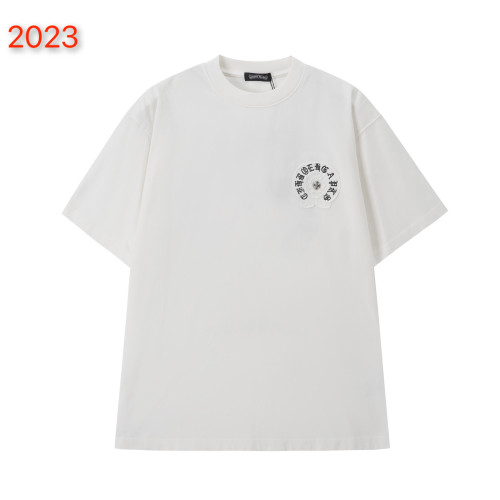 크롬하츠 아메리카 워시 패치 반팔 티셔츠