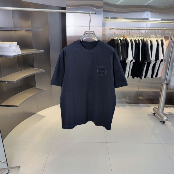 크롬하츠 프린팅 패치자수 반팔 티셔츠