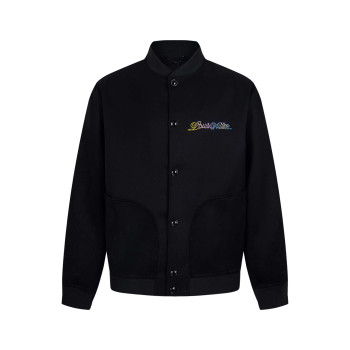 LV 스웨이드 봄버재킷