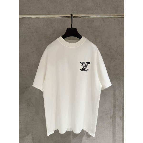 LV 입체 자수로고 반팔 티셔츠