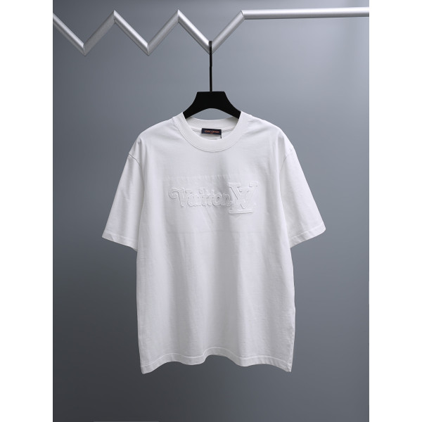 LV 로고 반팔 티셔츠