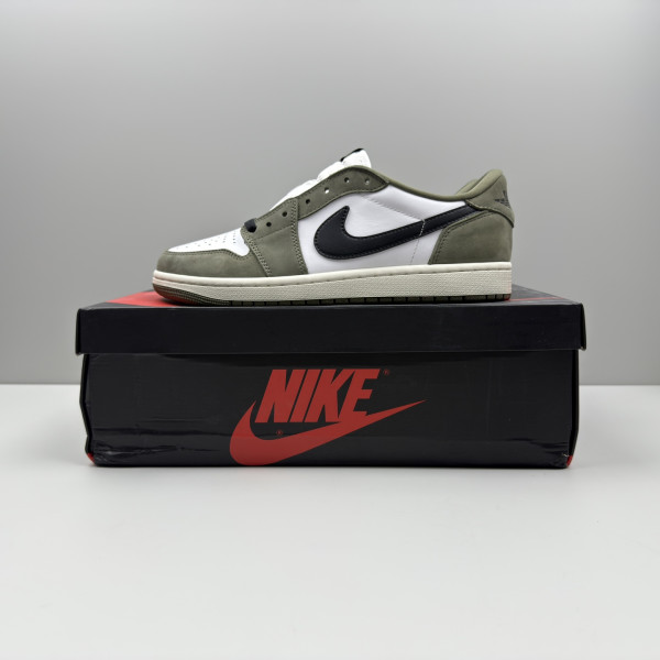 나이키 AJ1바브 코브랜딩 로우탑 퓨어 슈즈