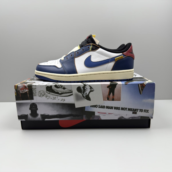 나이키 AJ1바브 코브랜딩 로우탑 퓨어 슈즈