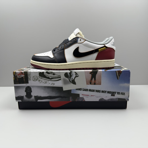 나이키 AJ1바브 코브랜딩 로우탑 퓨어 슈즈