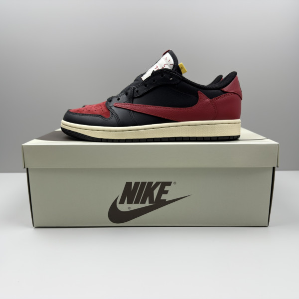 나이키 AJ1바브 코브랜딩 로우탑 퓨어 슈즈