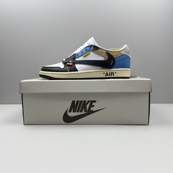 나이키 AJ1바브 코브랜딩 로우탑 퓨어 슈즈