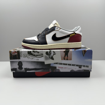 나이키 AJ1바브 코브랜딩 로우탑 퓨어 슈즈