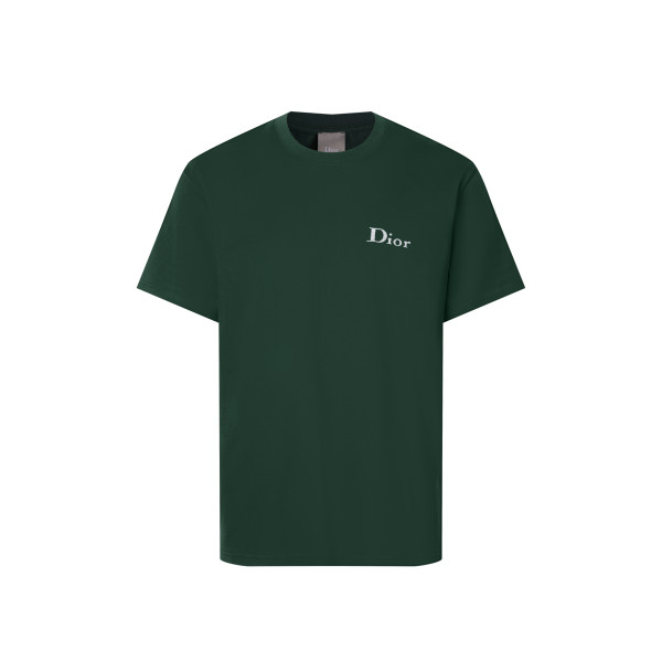 디올 입체 자수 로고 반팔 티셔츠