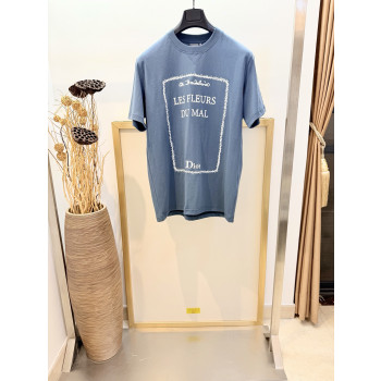 디올 풀프레임 자수 티셔츠