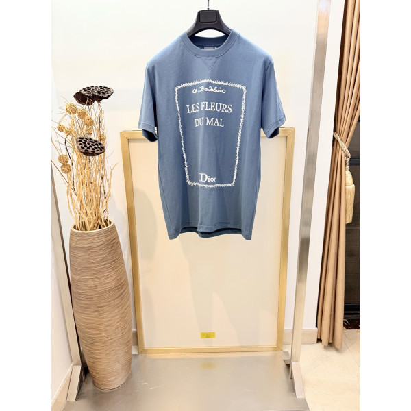 디올 풀프레임 자수 티셔츠