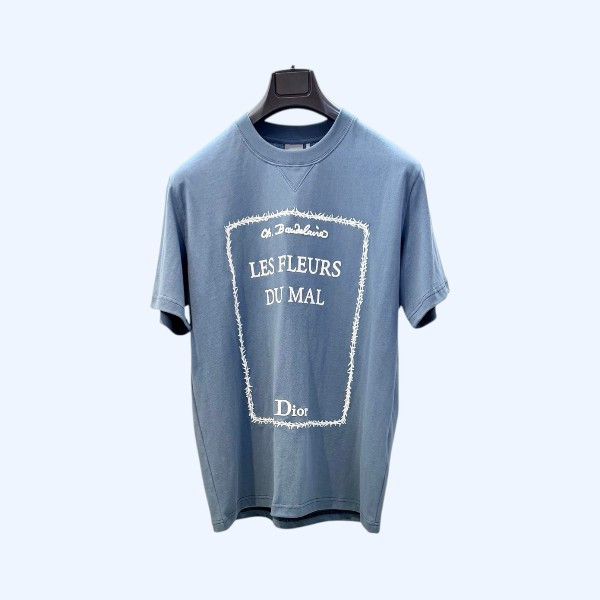 디올 풀프레임 자수 티셔츠