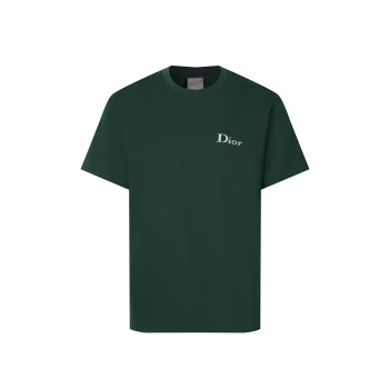 디올 입체 자수 로고 반팔 티셔츠