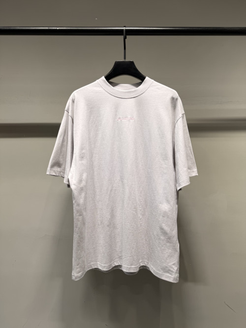 발렌시아가 레터 자수 반팔