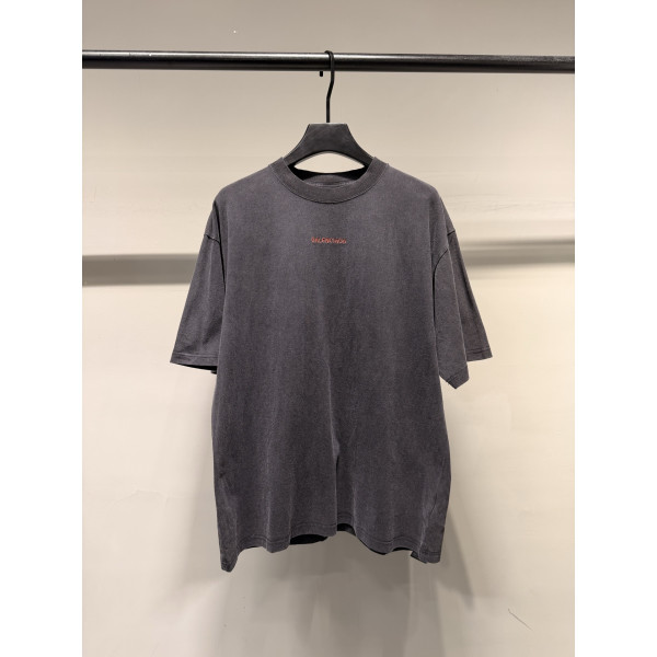 발렌시아가 레터자수 반팔 티셔츠