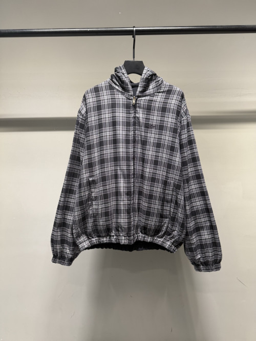 발렌시아가 리버서블 후드 재킷