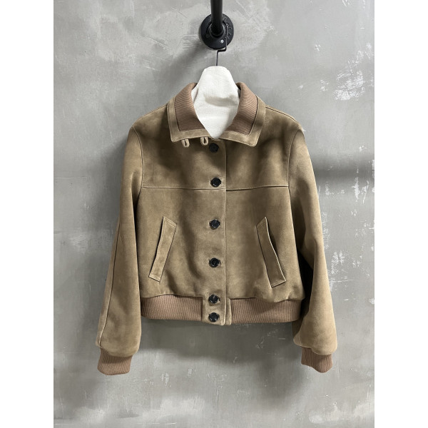 LP 스웨이드 양가죽 재킷