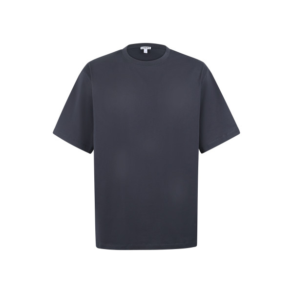 로에베 레이져 번트 패턴 라운드넥 반팔 티셔츠