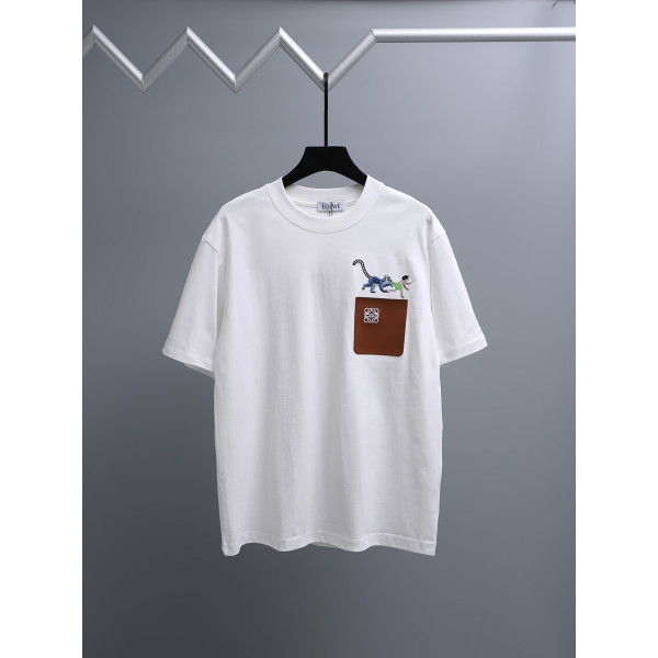 로에베 클래식 로고 반팔 티셔츠