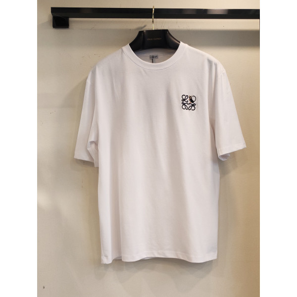 로에베 자수로고 반팔 티셔츠