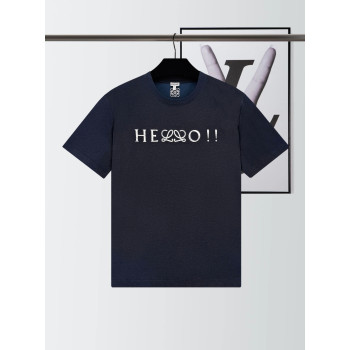 로에베 혼방 레귤러핏 반팔 티셔츠