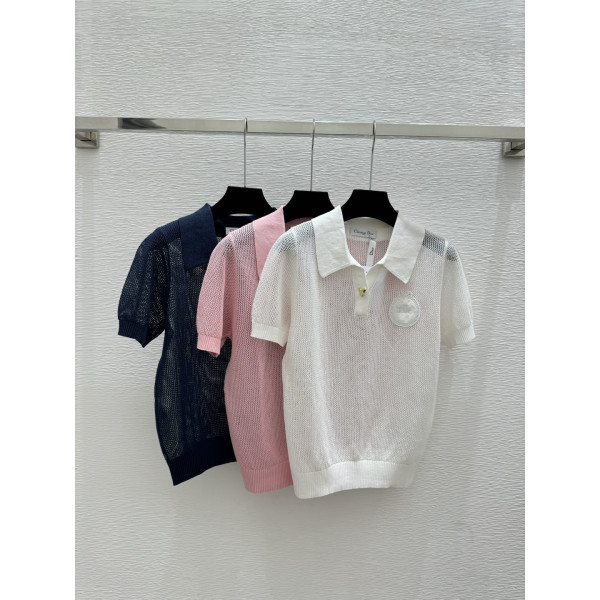 디올 라펠 할로우 니트