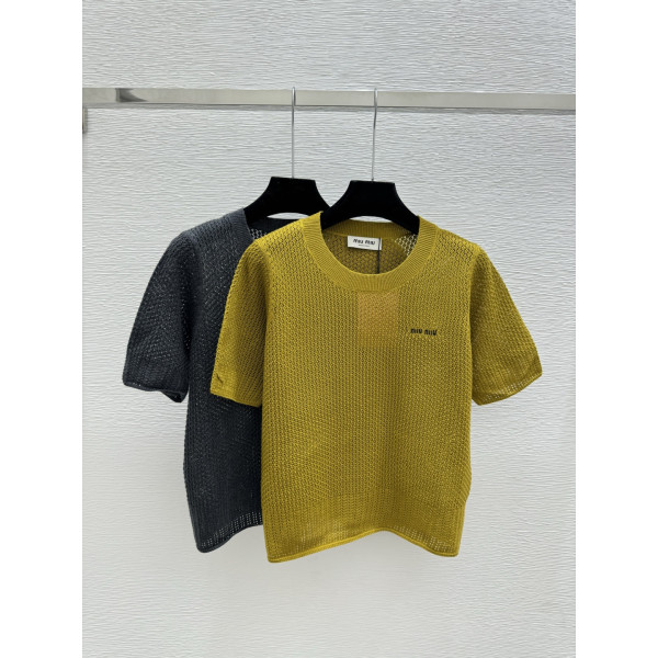 미우미우 라운드넥 반팔