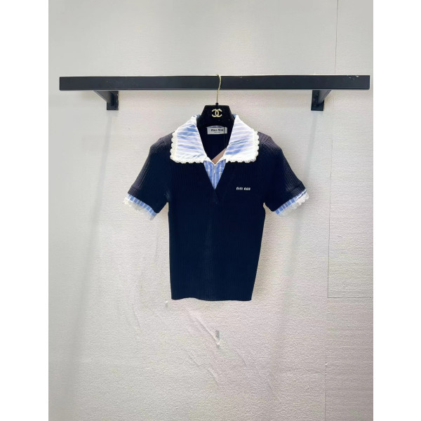 미우미우 라펠 반팔