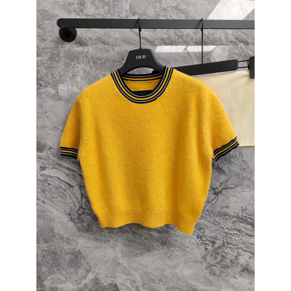 프라다 라운드넥 니트 반팔