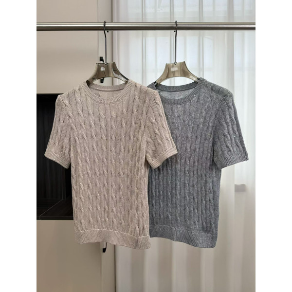 BC 스팽글 반팔 티셔츠