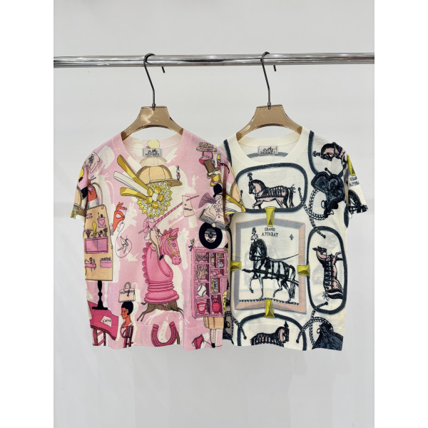 에르메스 프리트 니트 반팔