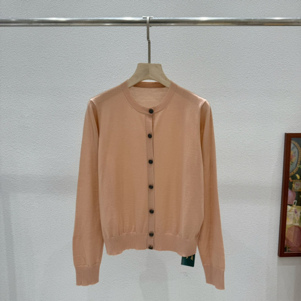 LP 메탈 버클 울 가디건