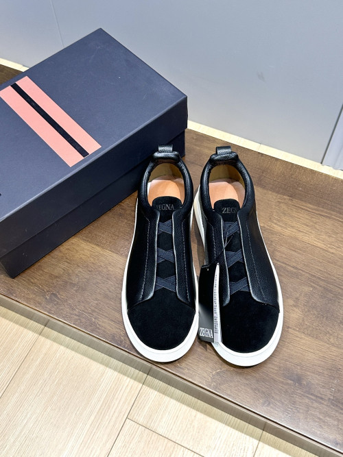 제냐 트리플 스티치 스니커즈