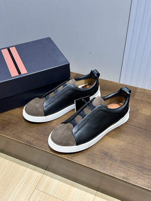 제냐 트리플 스티치 스니커즈