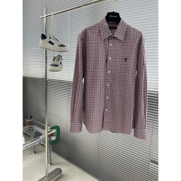 프라다 레트로 체크무늬 셔츠